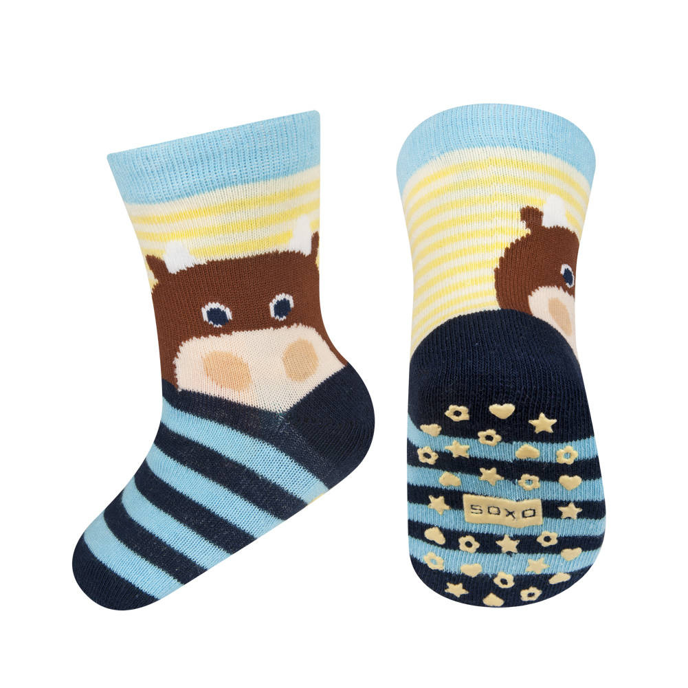 SOXO Children socks with hippo with ABS | SOXO | Socks, slippers ...