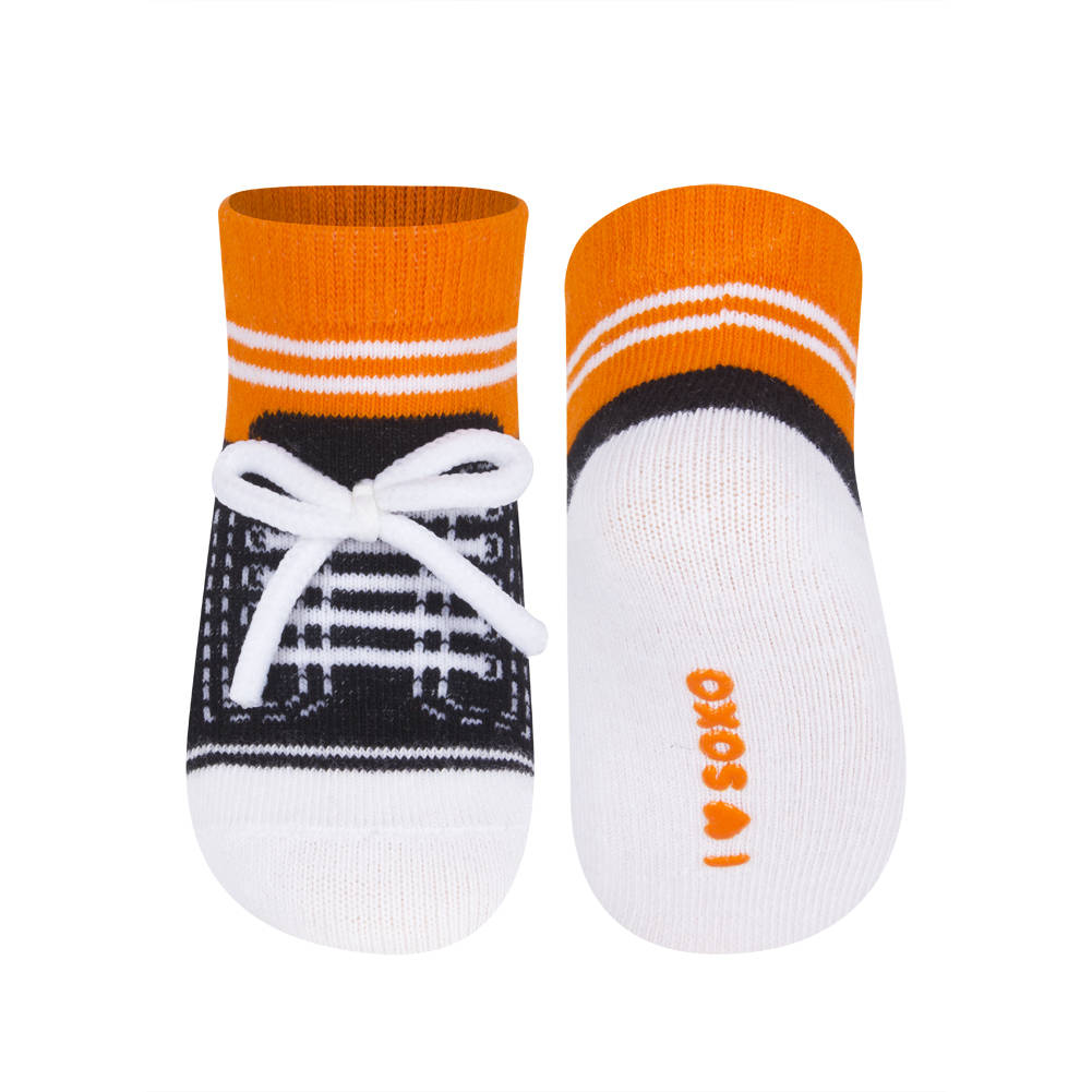 SOXO Infant sneaker socks with laces 