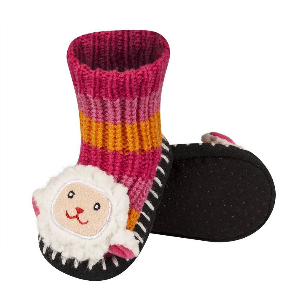 SOXO knitted baby slippers with animal head | SOXO | Socks, slippers ...