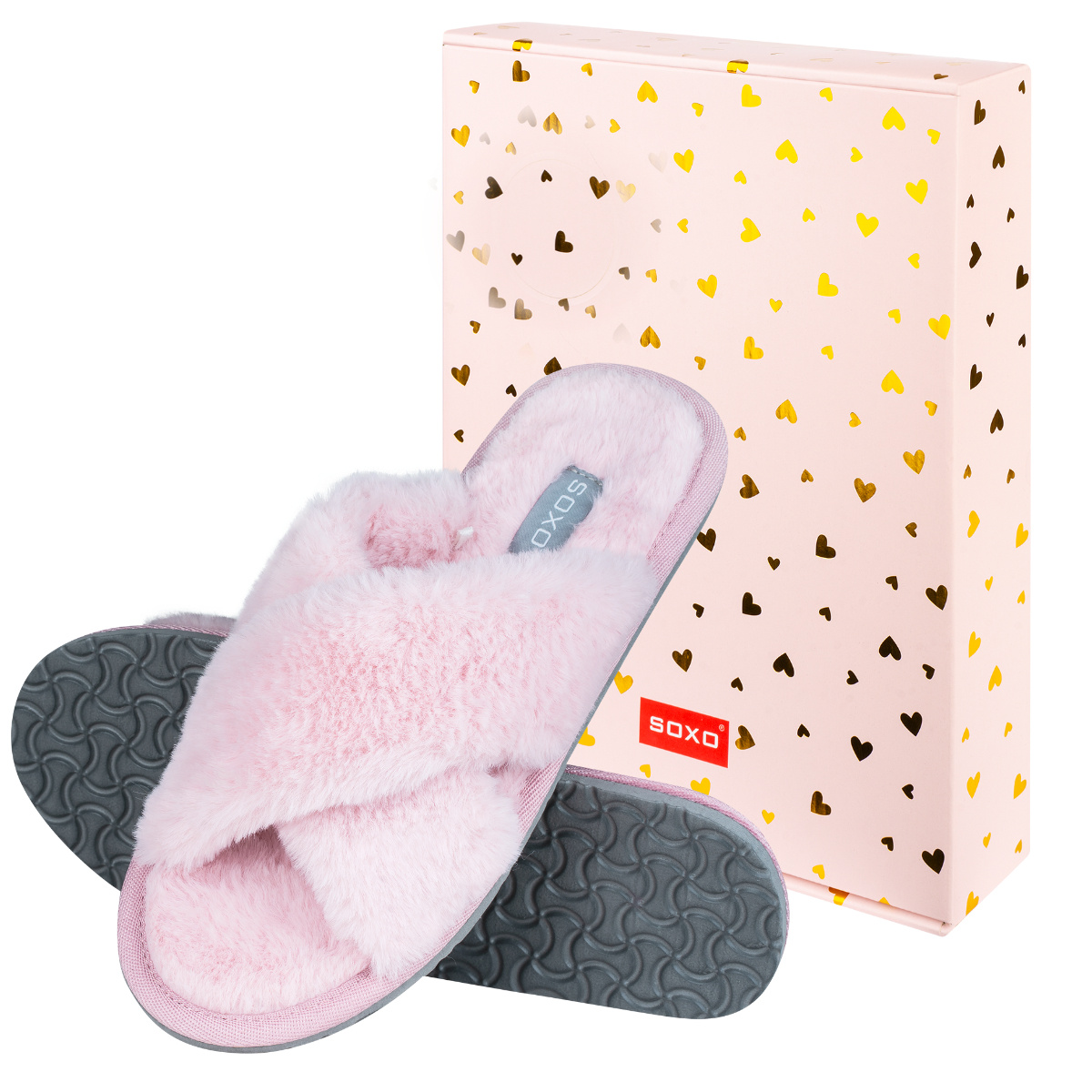 Soft on sale pink slippers