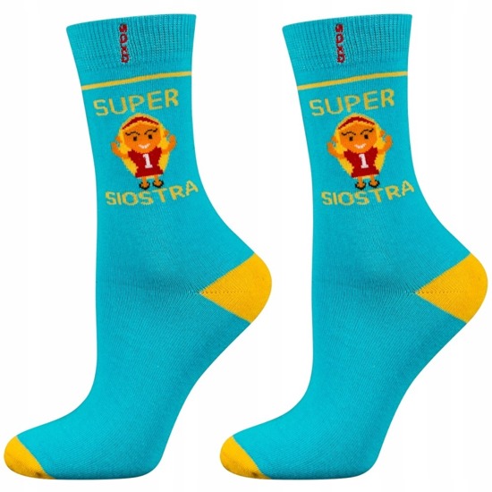Colorful SOXO Super Sister children's socks