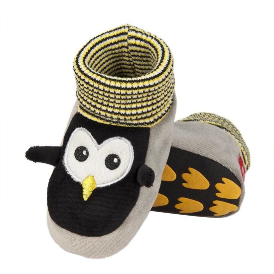 Colorful SOXO baby slippers with penguin