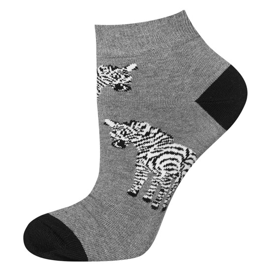 Colorful men's socks SOXO GOOD STUFF cotton zebra 