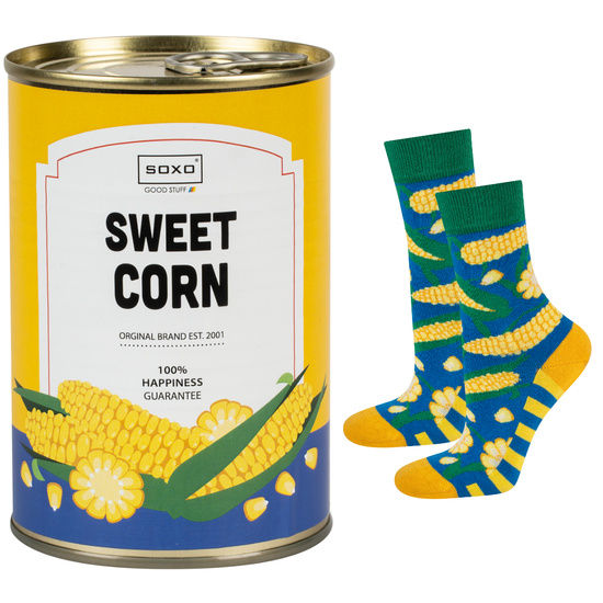 Funny SOXO GOOD STUFF women's canned socks for a gift