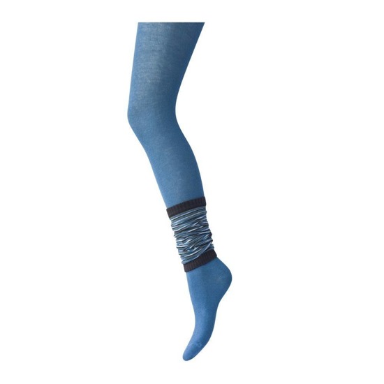 SOXO Children's set: blue tights with gaiters