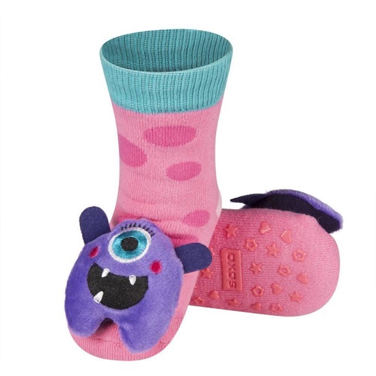 SOXO Infant rattle socks + abs PREMIUM