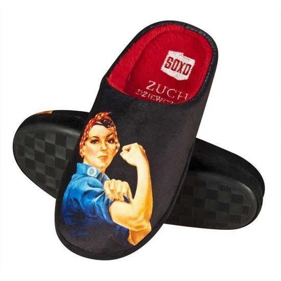 SOXO Women's PRL slippers (Polish text)