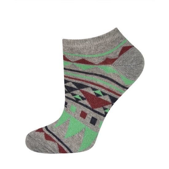 Women's socks Colorful SOXO cotton with triangles