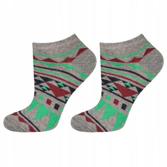 Women's socks Colorful SOXO cotton with triangles