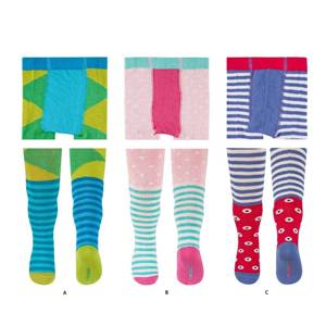 Colorful baby tights 6 pcs. of different sizes