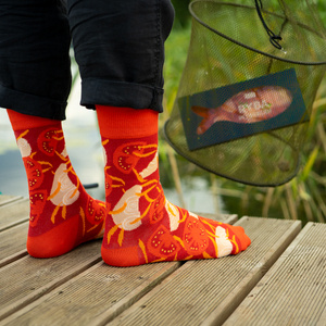 SOXO men's women's fish greek socks
