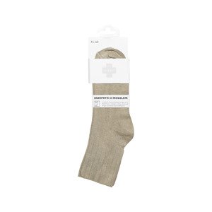 Women's beige DR SOXO socks