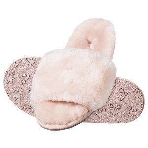 Women's slippers SOXO sheepskin slippers pink