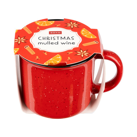 SOXO women's socks Christmas mug warmer