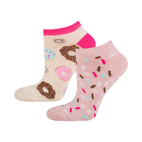 Set of 5x colorful SOXO women's socks 