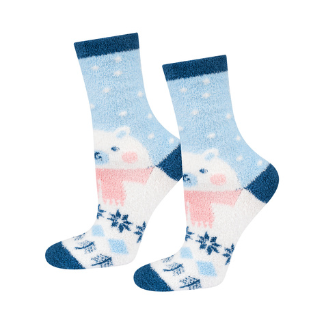 SOXO women's teddy bear socks