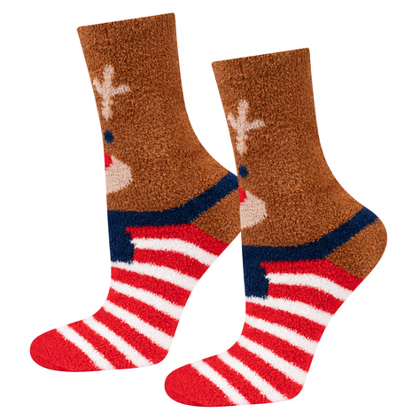 SOXO women's reindeer socks