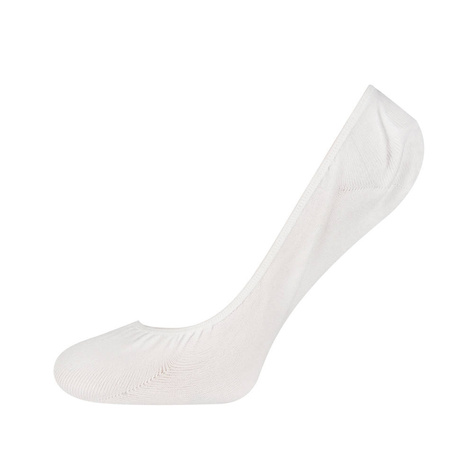 Classic women's white SOXO socks with silicone