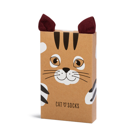 Women's Socks | Men's SOXO | Cat in a Box | fun gift idea | Unisex